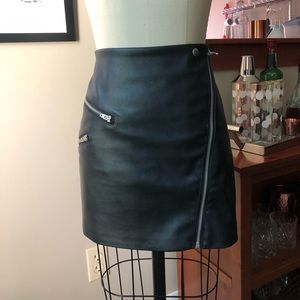 Kendall & Kylie Faux Leather Mini Skirt